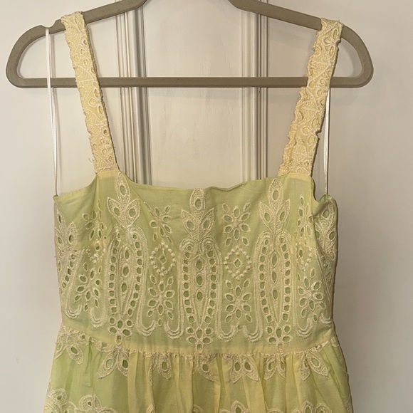 BORGO DE NOR
NINET BRODERIE ANGLAISE MAXI DRESS IN YELLOW size 6 US - Picture 5 of 13